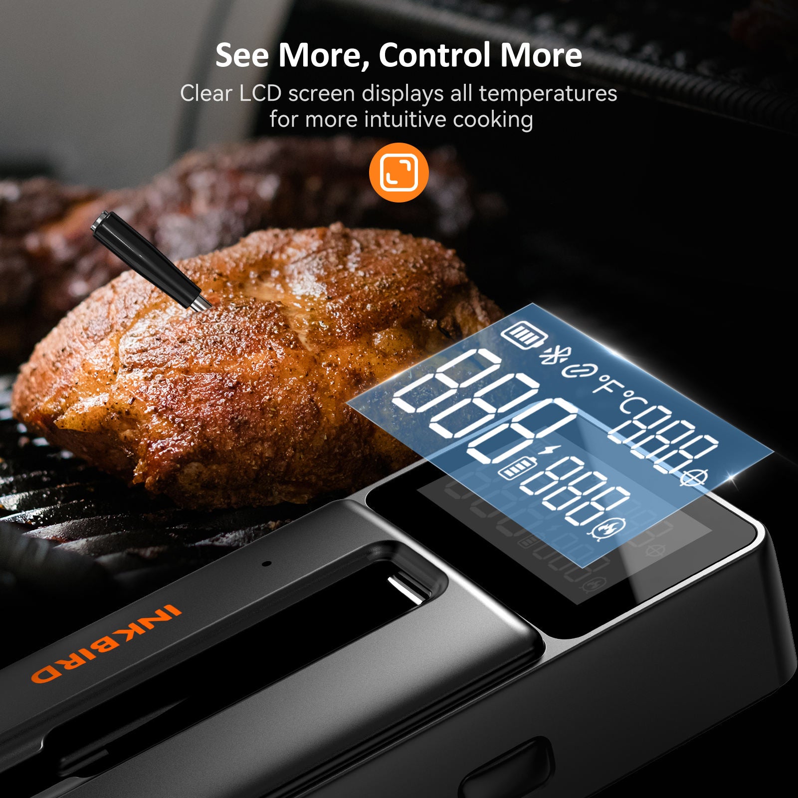 'ULTRA SLIM' Bluetooth® Wireless Meat Thermometer